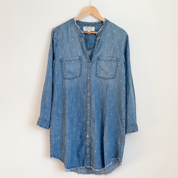 Cloth and Stone shirt denim tunic dress - Picture 2 of 7